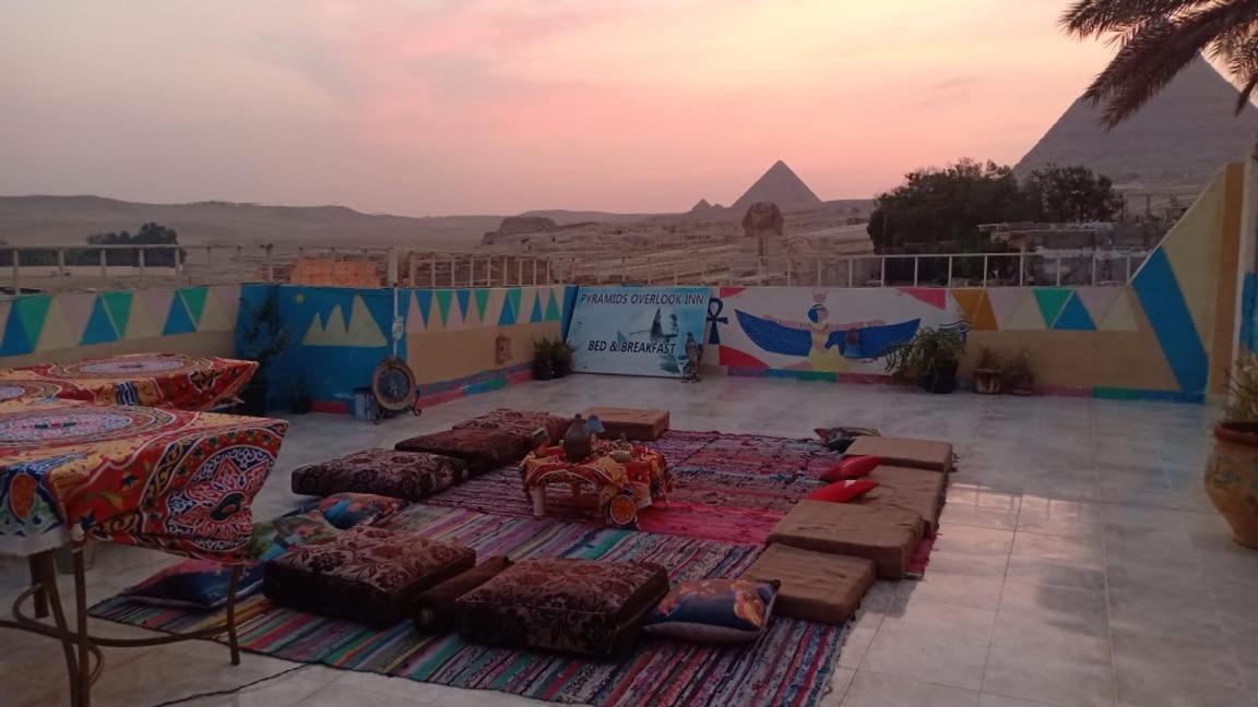 Pyramids Overlook Inn Kafret el-Gabal Exterior foto
