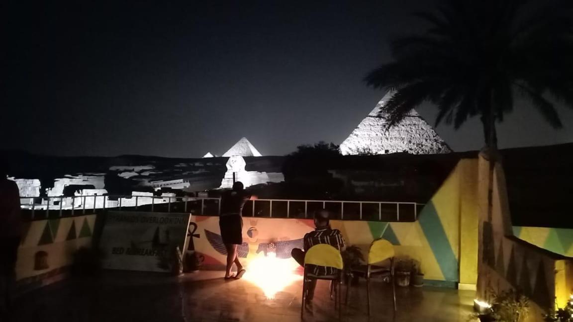 Pyramids Overlook Inn Kafret el-Gabal Exterior foto