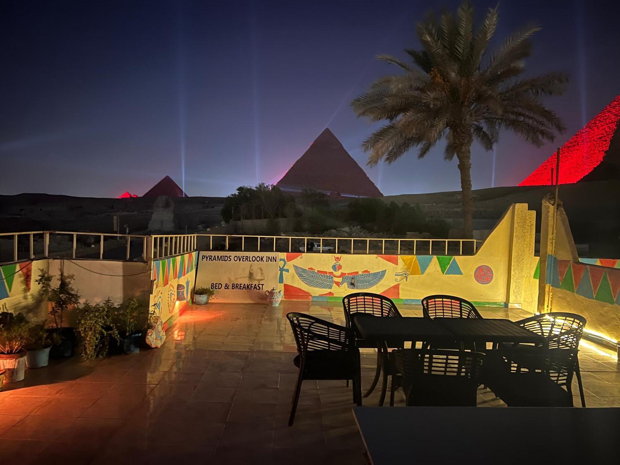 Pyramids Overlook Inn Kafret el-Gabal Exterior foto